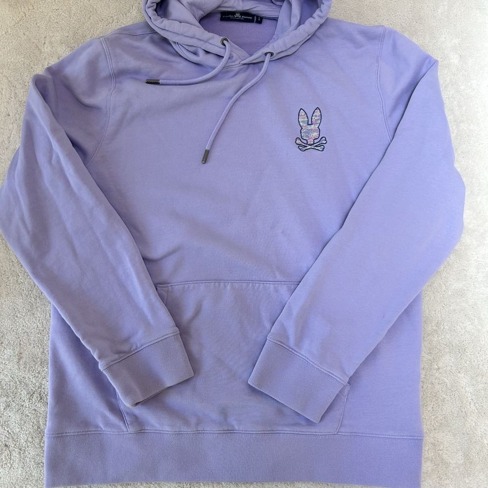 Psycho Bunny Mens Santa Cruz Hoodie Pullover Size XL Embroidered Logo B6H921A2FT - Picture 3 of 9